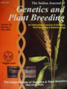 Indian Journal Of Genetics And Plant Breeding期刊