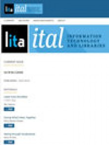 Information Technology And Libraries期刊