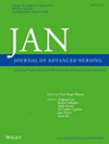 Journal Of Advanced Nursing期刊