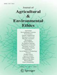 Journal Of Agricultural & Environmental Ethics期刊