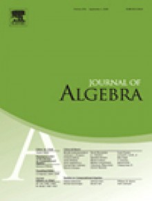 Journal Of Algebra期刊