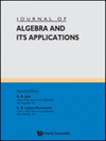 Journal Of Algebra And Its Applications期刊