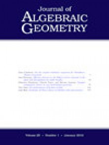 Journal Of Algebraic Geometry期刊