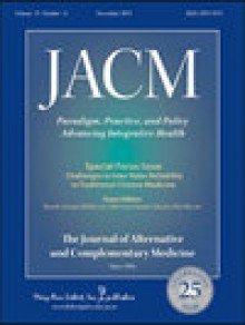 Journal Of Alternative And Complementary Medicine期刊