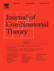 Journal Of Combinatorial Theory Series A期刊