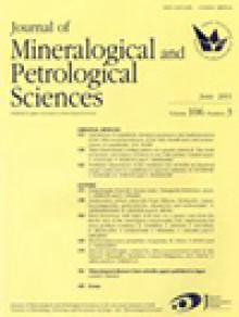 Journal Of Mineralogical And Petrological Sciences期刊