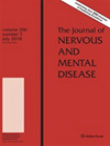 Journal Of Nervous And Mental Disease期刊