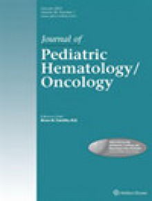 Journal Of Pediatric Hematology Oncology期刊