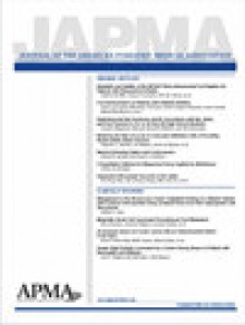 Journal Of The American Podiatric Medical Association期刊