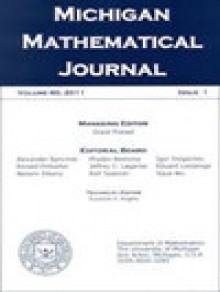 Michigan Mathematical Journal期刊