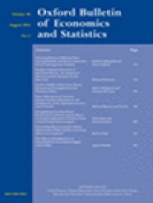 Oxford Bulletin Of Economics And Statistics期刊