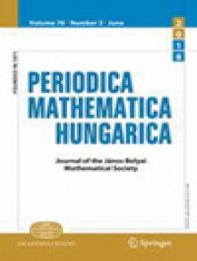 Periodica Mathematica Hungarica期刊