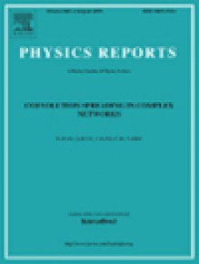 Physics Reports-review Section Of Physics Letters期刊