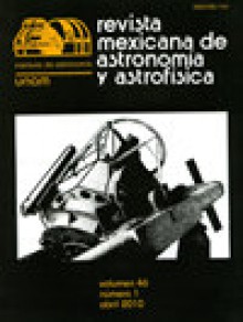 Revista Mexicana De Astronomia Y Astrofisica期刊