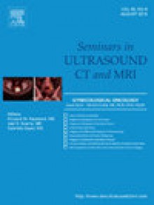 Seminars In Ultrasound Ct And Mri期刊