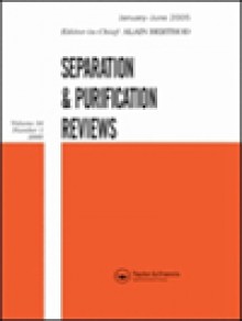 Separation And Purification Reviews期刊