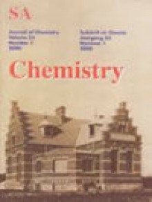 South African Journal Of Chemistry-suid-afrikaanse Tydskrif Vir Chemie期刊