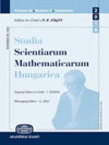 Studia Scientiarum Mathematicarum Hungarica期刊