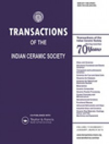 Transactions Of The Indian Ceramic Society期刊