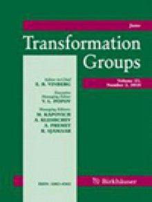 Transformation Groups期刊