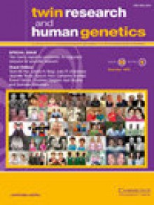 Twin Research And Human Genetics期刊