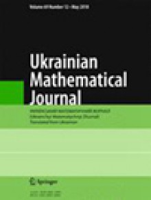 Ukrainian Mathematical Journal期刊