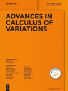 Advances In Calculus Of Variations期刊