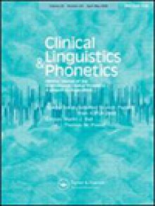 Clinical Linguistics & Phonetics期刊