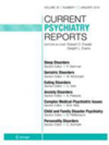 Current Psychiatry Reports期刊