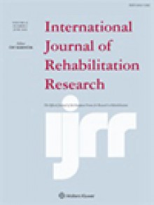 International Journal Of Rehabilitation Research期刊