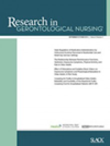 Research In Gerontological Nursing期刊