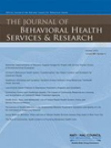 Journal Of Behavioral Health Services & Research期刊