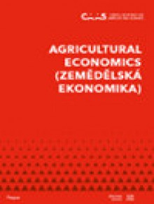 Agricultural Economics-zemedelska Ekonomika期刊