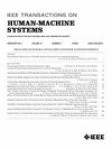 Ieee Transactions On Human-machine Systems期刊