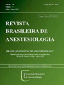 Revista Brasileira De Anestesiologia期刊