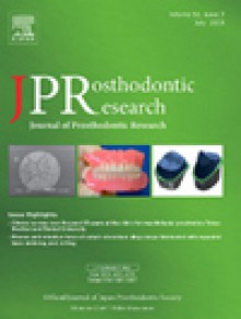 Journal Of Prosthodontic Research期刊