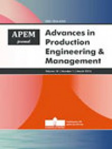 Advances In Production Engineering & Management期刊