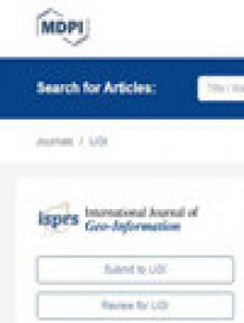 Isprs International Journal Of Geo-information期刊