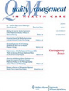 Quality Management In Health Care期刊