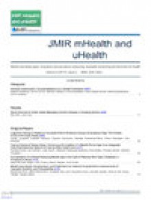 Jmir Mhealth And Uhealth期刊