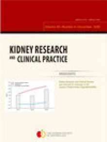 Kidney Research And Clinical Practice期刊