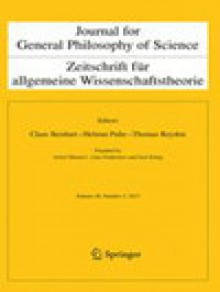 Journal For General Philosophy Of Science期刊