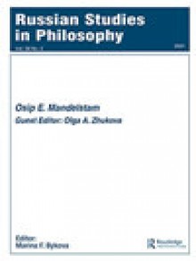 Russian Studies In Philosophy期刊