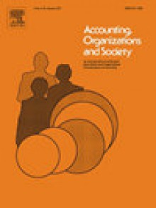 Accounting Organizations And Society期刊