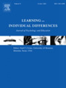 Learning And Individual Differences