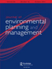 Journal Of Environmental Planning And Management期刊