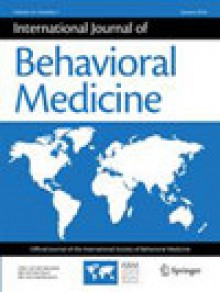 International Journal Of Behavioral Medicine期刊