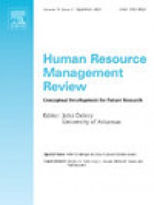 Human Resource Management Review期刊