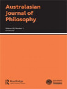 Australasian Journal Of Philosophy期刊