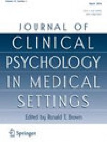 Journal Of Clinical Psychology In Medical Settings期刊